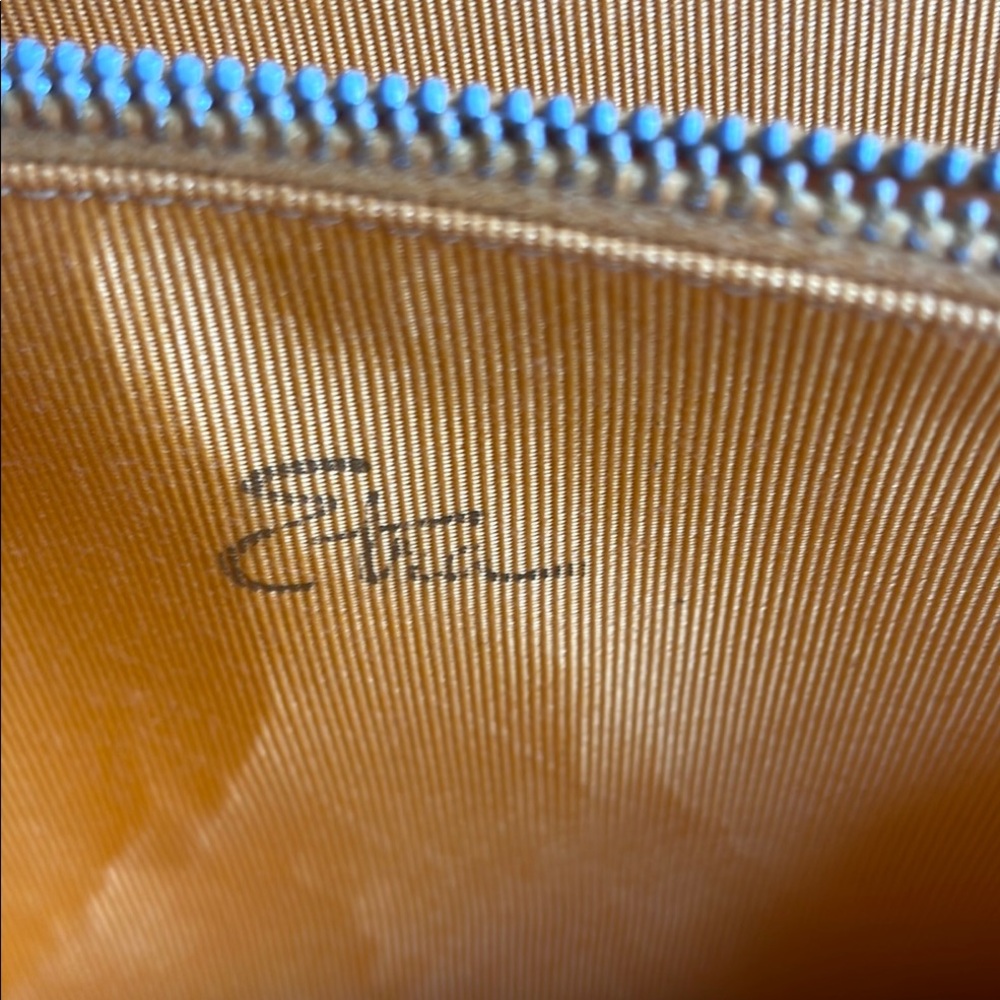 Etra Red Leather Snake Skin Pattern